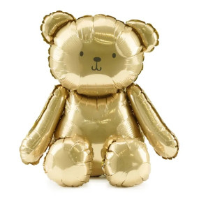 Balão Urso Dourado 43x53 cm